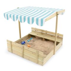 Plum Sandpit with Canopy