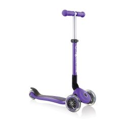 Globber 3 Wheeled Junior Foldable Scooter - Purple