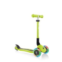 Globber 3 Wheeled Junior Foldable Scooter - Lime Green