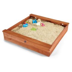 Plum Wooden Square Sand Pit