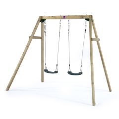Wooden Double Swing Set 4