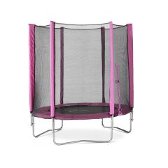 Pink Junior Trampoline and Enclosure - 6ft