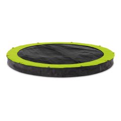 plum 12 ft trampoline mat cover on in-ground trampoline