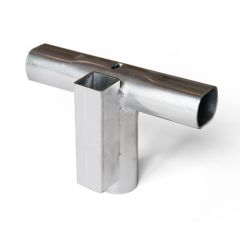 T Bracket with Enclosure pole socket for 8ft 10ft In Ground with Enclosure